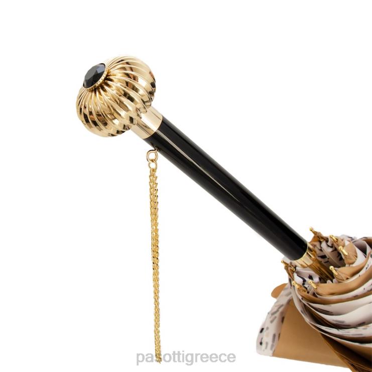 ομπρέλα | PASOTTI 189 5g468-6 u14 - μπεζ κλασική ομπρέλα διπλό ύφασμα 2N6B8444 γυναίκες